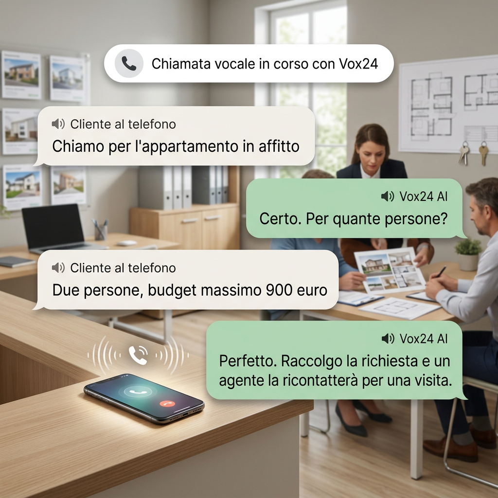 Caso d'uso per un'agenzia immobiliare